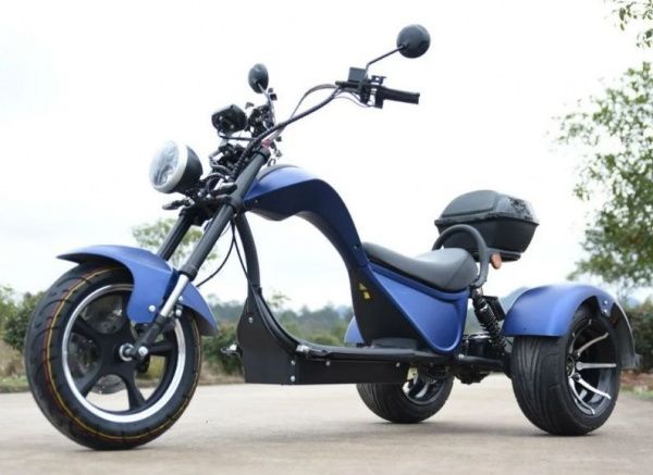 Электроскутер CityCoCo SkyBoard Trike Chopper хаки