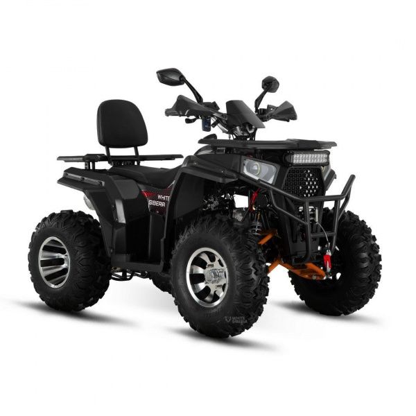 Бензиновый квадроцикл WHITE SIBERIA BARS 200CC PRO Черный