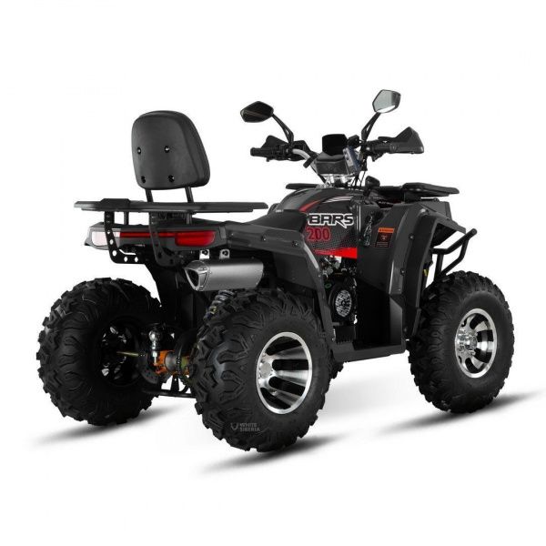 Бензиновый квадроцикл WHITE SIBERIA BARS 200CC PRO Черный